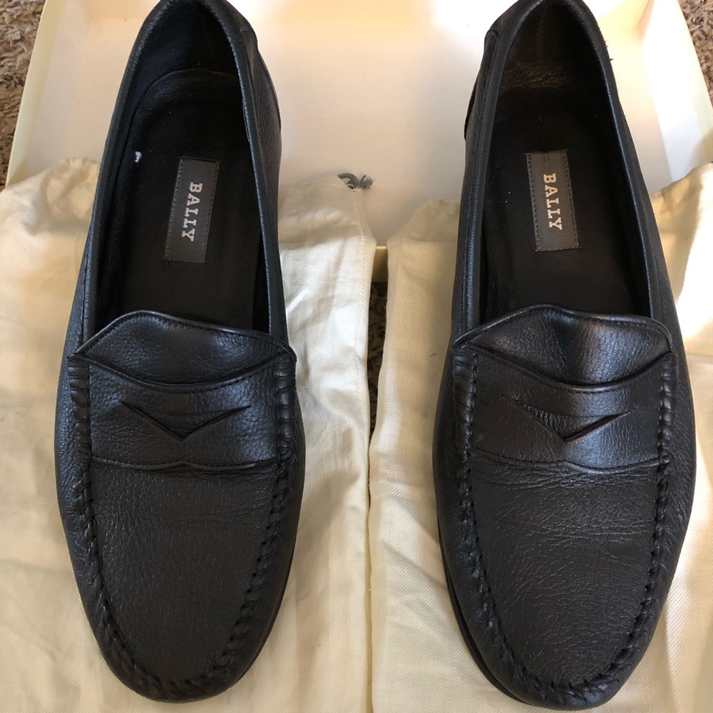 Bally Deer Skin men’s loafers size 7 1/2